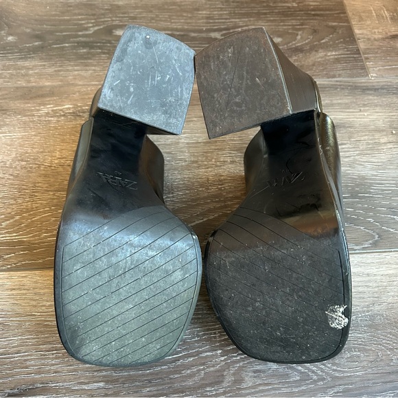 Zara Platform Chunky Heel Size 9 - Picture 7 of 16